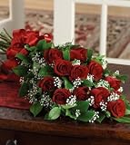 Same Day Flower Delivery Dozen Rose Presentation Bouquet