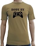 Touchlines Herren T-Shirt BODY BY SLIMFIT, sand, L, SF112