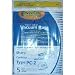 Sharp Canister Type PC-2 Vacuum Bags Microfiltration with Closure - 5 Pack