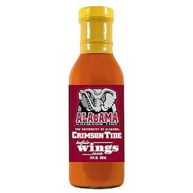 Alabama Crimson Tide NCAA Buffalo Wings Sauce 12oz by 