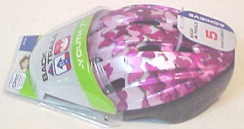 Childrens Toyshop  Toys : Back Trails Youth 7+ Bike Helmet Achieve 5 Features Pink Butterflies