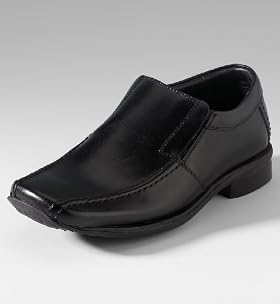 Older Boys Slip-on Coated Leather Shoes