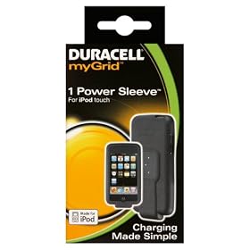 Duracell - Chargeurs - Duracell myGrid coque Power Sleeve pour Apple iPod Touch