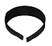 Bargain Headbands Deep Black, Gorgeous Elegant Knotted Hard Headband