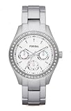Fossil - Stella Boyfriend Aluminum Watch - Silver-Tone ES2947