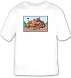 T-shirt with fixing, dog, wrench, combine, toolbox