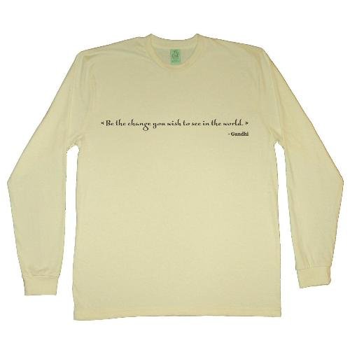 Buy Unisex Buddhiwear Long Sleeve Be The Change Shirt by BuddhiWear