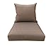 Bossima Indoor/Outdoor Coffee Deep Seat Chair Cushion Set.Spring/Summer Seasonal Replacement Cushions.