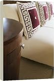 Detail of furnishings in the contemporary home of a - 20 Inch Canvas Print (51cm) by Robert Harding