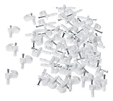 ClosetMaid Wall Clips, White, 48-Pack #1770