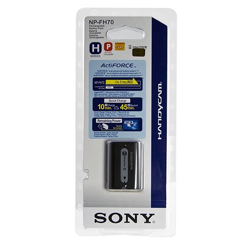 Sony NPFH70 H Series Actiforce Hybrid InfoLithium Battery for most Sony Camcorders