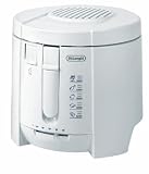 Delonghi Delonghi traditional deep fat fryer white 1kg FOOD/2.3L oil capacity adjustable thermostat cool touch walls metal filter (Delonghi finished goods)