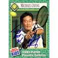 Michael Chang autographed Sports Illustrated for Kids tennis card