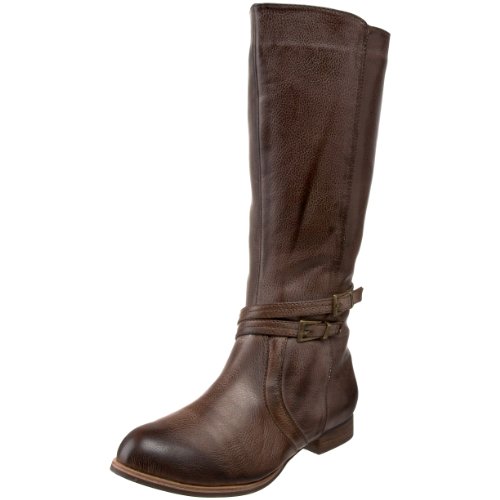 Miss Me Womens Fray Knee-High Boot