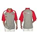 Mens Chase Authentics Coors Light Nascar Racing Short Sleeve Polo Shirt - Grey & Red