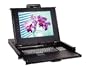 iStarUSA WL-21508 1U Rackmount 15 inch TFT LCD Keyboard Drawer with Built-in 8-port KVM