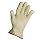 Decade 49002 Leather Anti-Vibration Full-Finger Left Hand Driver's Glove with Gfom, Buff, Medium