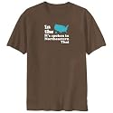 T-Shirt Brown " In The Usa It Is Spoken In Northeastern Thai " Languaje