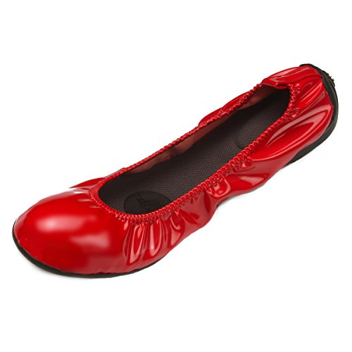 pluggz Womens Fold-up Ballet Flats