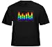 Multicolor Fusion Sound Equalizer Rave T-Shirt With Sound Sensor #13