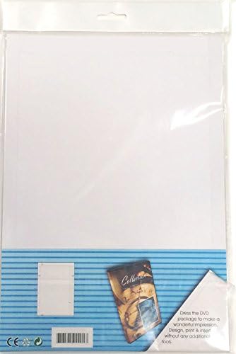 Premum DVD Case Inserts, White Matte, 50 Inserts