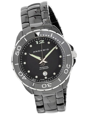 Android Black Ceramic Watch with Sapphire Crystal AD451AKK