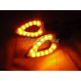 2 x Motorcycle LED Turn Signal for Honda Suzuki Kawasaki xl xr cr kl kx klr dr yz... by T-Motorsports