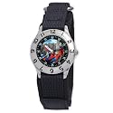 Marvel Comics Kid's MA0103-D2788-BlackVelcro Marvel Spider-Man Classic Time Teacher Watch