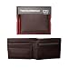 Perry Ellis Pebble Grain Leather Wallet ~ Dark Brown