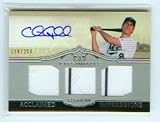Chris Coghlan Autograph 2011 Topps Baseball Acclaimed Impressions Card #AIT-31 & #/250 Signed w/ Three Game Worn Jersey Swatches Two Striped / Miami Marlins