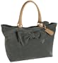 a.testoni BD03428 Suede Tote with Bow,Grigio,one size