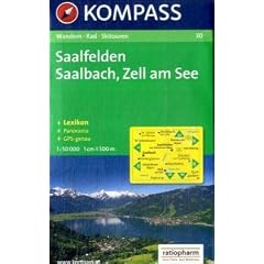 Saalfelden, Saalbach, Zell am See: Wander-, Bike- und Skitourenkarte. Mit Panorama. GPS-genau. 1:50.000