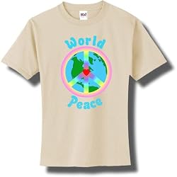 Organic Cotton World Peace Women's Short Sleeve T-Shirt