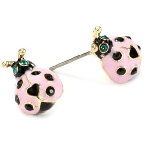 Betsey Johnson "Hawaii Luau" Ladybug Stud Earrings