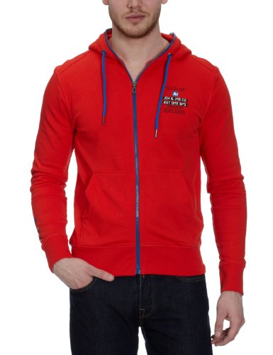 JACK & JONES Herren Sweatshirt 12054639, Gr.60/62(XXL), Rot (FIERY RED) Preisvergleich