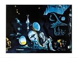 Idylle Atomique Styles Art Poster Print by Salvador Dali, 32x24