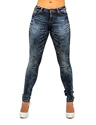 Apparel: Poetic Justice Curvy Womens Madison Bleach Blast Pattern Skinny Jeans Size 31 Inseam 32