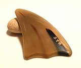 Hand Held Massage Tool-100% Hand-Made Unique & Collectible Natural Buffalo Horn Guasha(55mm w-the widest area x 95mm L-the longest area x 5mm Thickness-the thickest area)Chinese Traditional Massage Tool,Gua Sha is Another Technique Used to Release Muscle Tension and Tightness. Using a Traditional Specialized Tool, Gua Sha Board/Gua Sha Slide, Your Acupuncturist Will Gently Scrape or Rub The Skin Over a Problem Area. Gua Sha Feels a Bit Like Deep Massage. Gua Sha Treatment May Leave Some Slight Redness, Again, It Will Dissipate Quickly(COLORS & SHAPED WILL COME UNIQUE & COLLECTIBLE DUE TO MAKE BY 100% HAND-MADE WITH THE NATURAL MATERIALS)