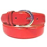 The Classic Simple Pants Belt Red