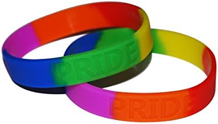 Colorful Rainbow Gay Price Ankle &amp; Bracelet Wristband Show Your LGBT Support (1 Piece)