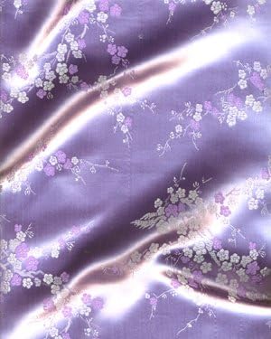 45" Chinese Brocade Fabric, Dogwood Lilac - by the yard