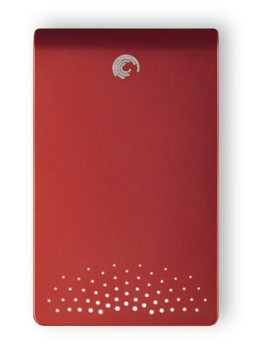 Seagate FreeAgent Go 640 GB USB 2.0 Ultra Portable External Hard Drive ST906403FDA2E1-RK (Ruby Red)