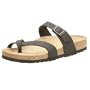 Birkenstock Cozumel Silky Suede Toe Thong,Black,36 N EU