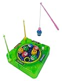 Pocket Travel Wind Up Magnetic Fishing Game