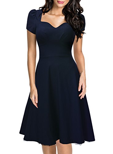 Missmay® Womens Vintage Sweetheart 50s Rockabilly Picnic Swing Bridesmaid Dress