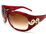 Roberto Cavalli - ROBERTO CAVALLI Stato 390S 390-S Dark Shiny Red U13 Sunglasses  