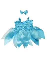 Blue Fairy Dancing Dress Teddy Bear Clothes Outfit Fits Most 14" - 18" Build-a-bear, Vermont Teddy Bears, and Make Your Own Stuffed Animals