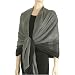BLACK SUPER SIZE GRADIENT OMBRE SHAWL