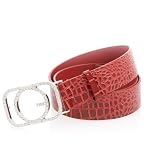 G by GUESS Croc Logo Belt