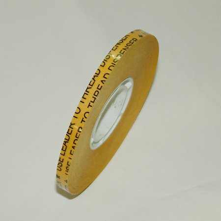 JVCC ATG-7502 ATG Tape (Acid Neutral): 1/4 in. x 36 yds. (Clear Adhesive on Gold Liner)